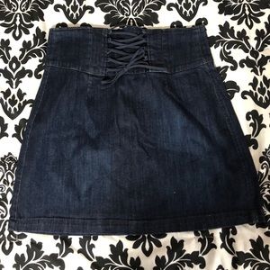 Express denim skirt